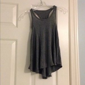 Grey tank with cool back